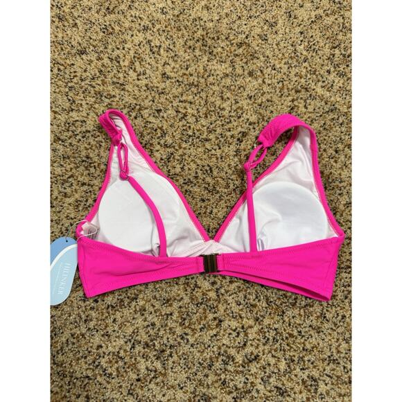 Womens High Waisted Bikini Set Two Piece Cheeky Hot Pink‎ Swimsuit S - Picture 5 of 10